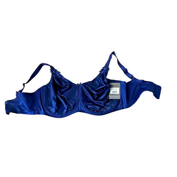 NWT Dominique Mystique Comfort Fit Seamless Minimizer Bra Size 44C Navy Blue - Picture 5 of 11